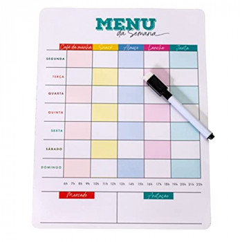 Planner de cardápio da semana