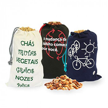 Sacos ecológicos e reutilizáveis