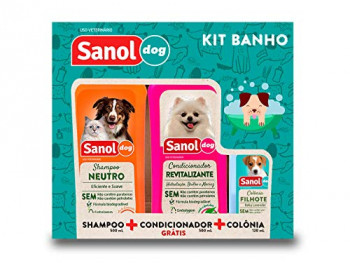 Kit de higiene para o pet