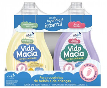 Kit para lavar as roupas do bebê