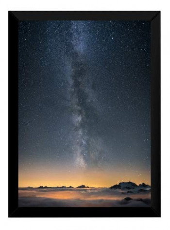 Quadro decorativo com imagem do céu