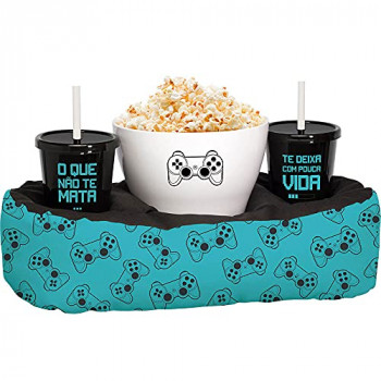Almofada com porta-pipoca