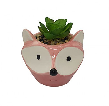 Vasinhos com suculentas artificiais