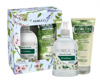 Kit de produtos para o banho