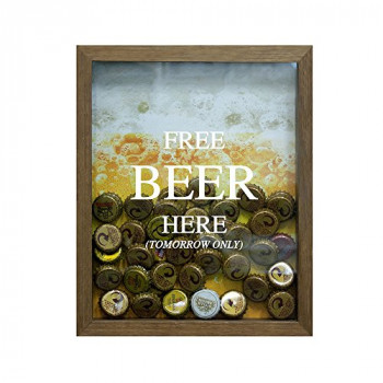 Quadro decorativo para guardar tampinhas