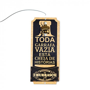 Abridor de garrafa de parede