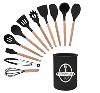 Kit de utensílios de silicone