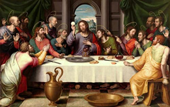 Quadro com imagens religiosas