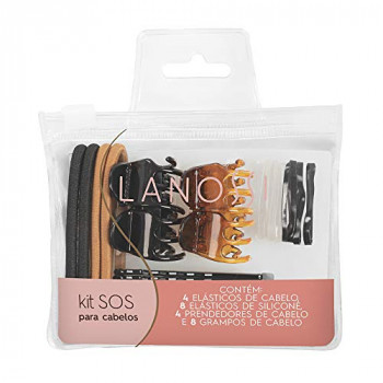 Kit com acessórios de cabelo