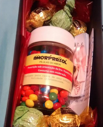 Pote de doces personalizado