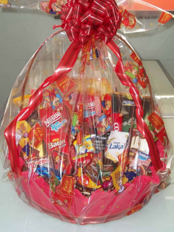 Caixa ou cesta de chocolates