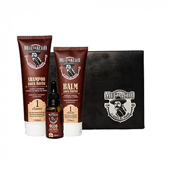 Kit de produtos essenciais para barbear