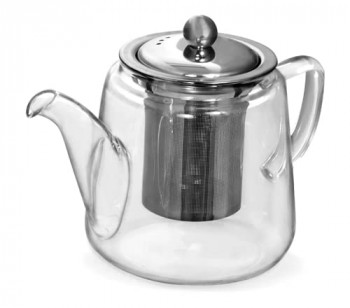 Bule com infusor para preparar chá