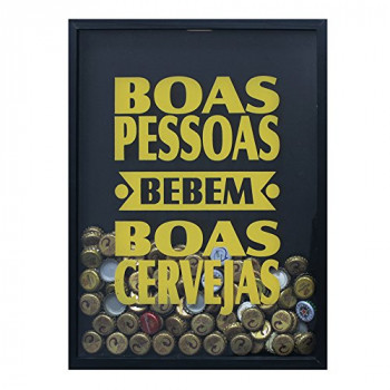 Quadro porta-tampinhas