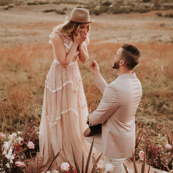 Pedido de namoro ou casamento