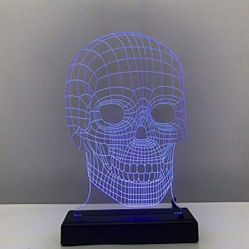 Luminária de caveira