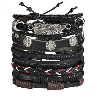 Pulseira de couro