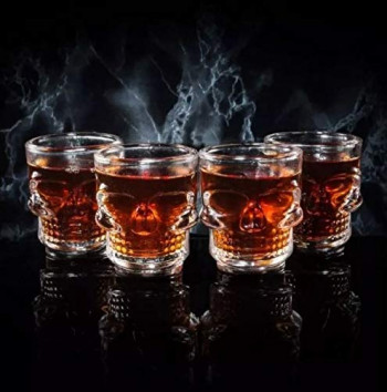 Copo de shot de caveira